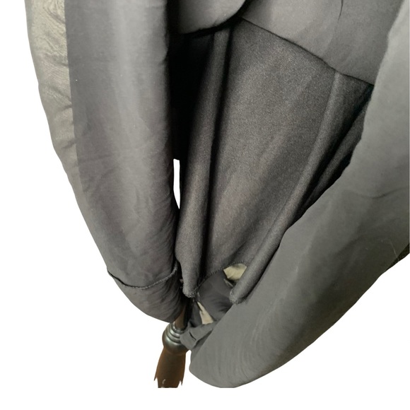 Black Maxi Dress | Halter Neck | Gold Cord | Large - Picture 4 of 8